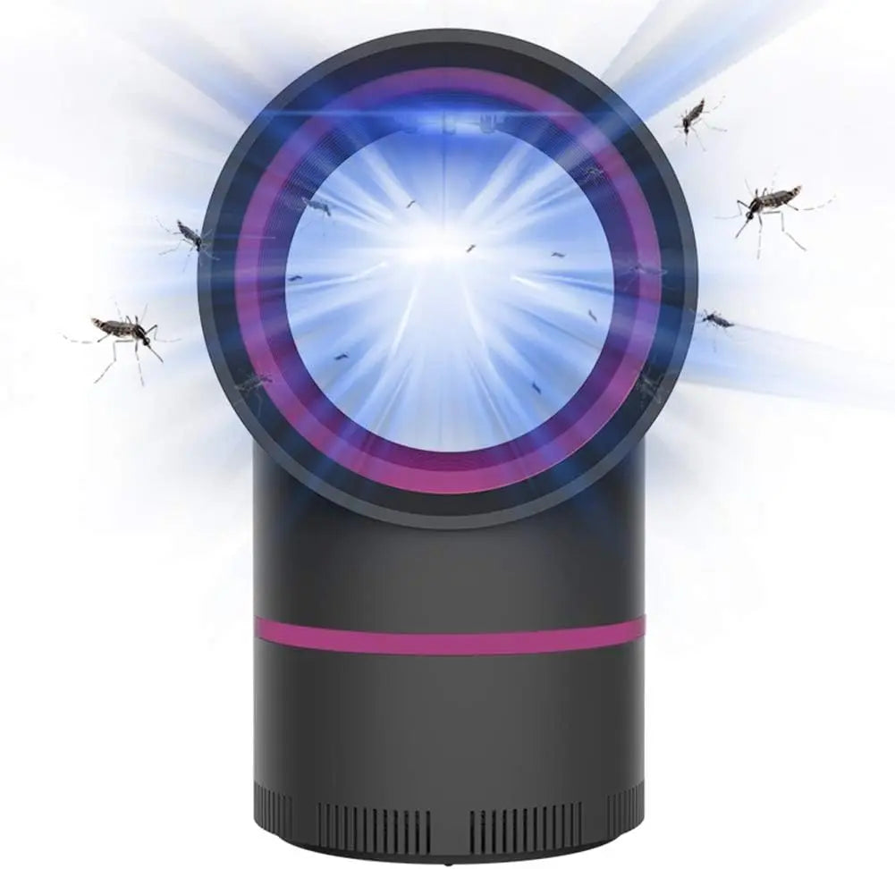 MUNBYN UV LED Mosquito Zapper - Powerful & Portable Electric Fly & Gnat Trap for Home, Bedroom, Living Room & Office