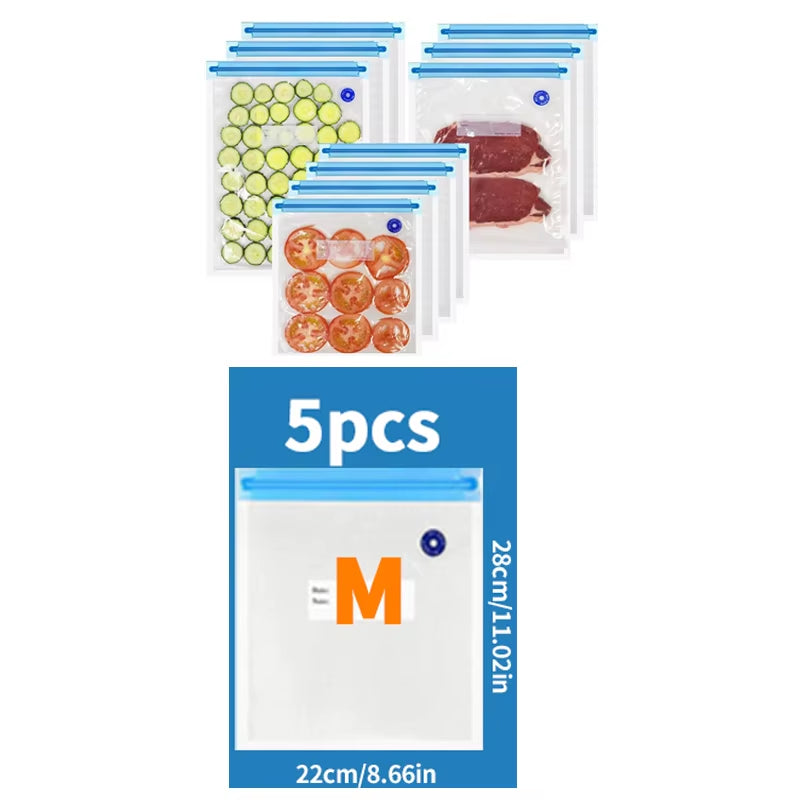 Handheld Vacuum Sealer – Freshness -Prevent Food Waste & Cross-Contamination-Leak-Proof Storage + 50 Air-Tight Seal Bags