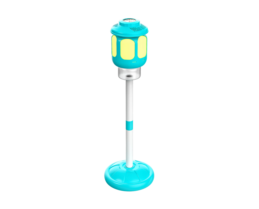 Bubblefx Set of 2 Light up Lantern 44" Bubble Blasters, Outdoor Party Toy for Kids, Nighttime Bubble Fun