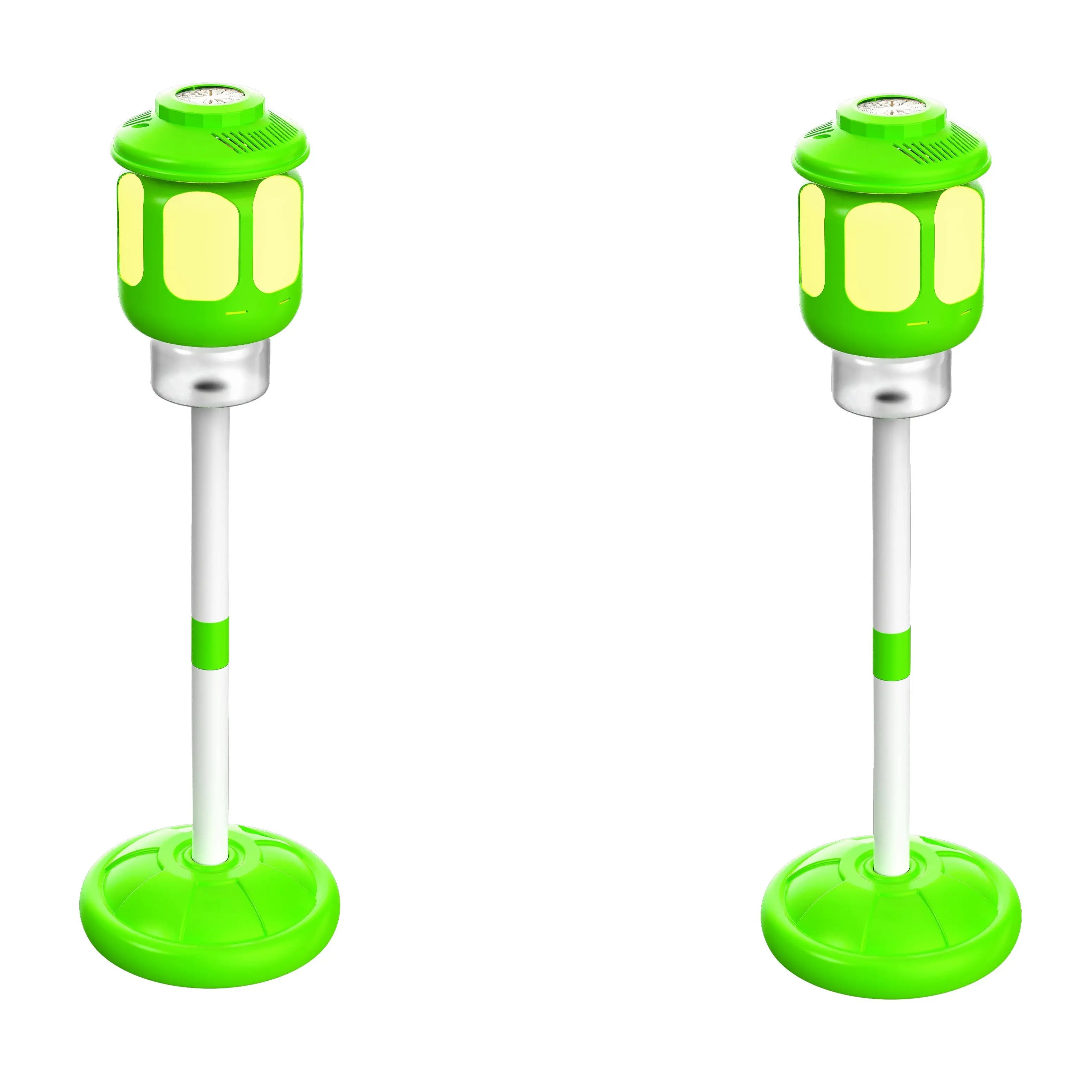 Bubblefx Set of 2 Light up Lantern 44" Bubble Blasters, Outdoor Party Toy for Kids, Nighttime Bubble Fun
