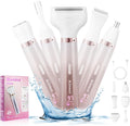 5-in-1 Electric Razor for Women – Wet & Dry Bikini Trimmer for Face, Body, Legs & Sensitive Areas