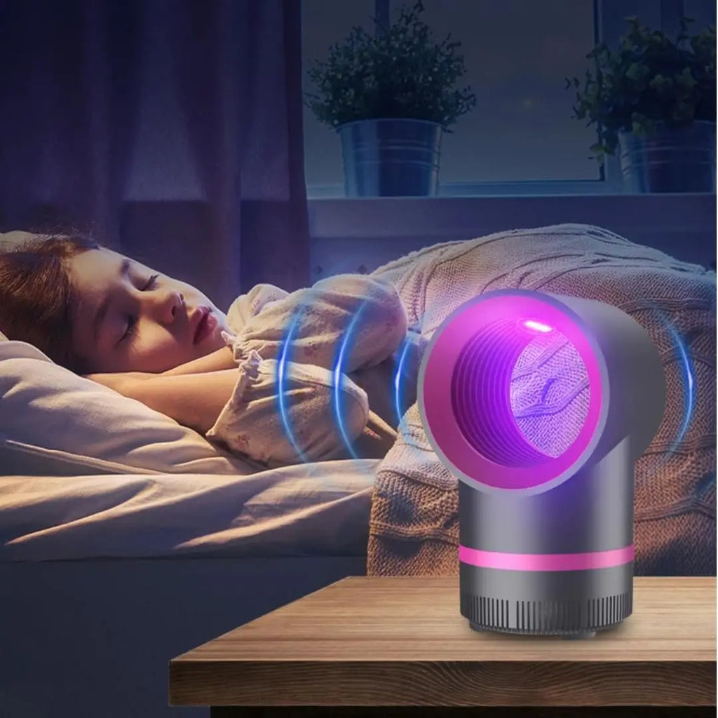 MUNBYN UV LED Mosquito Zapper - Powerful & Portable Electric Fly & Gnat Trap for Home, Bedroom, Living Room & Office